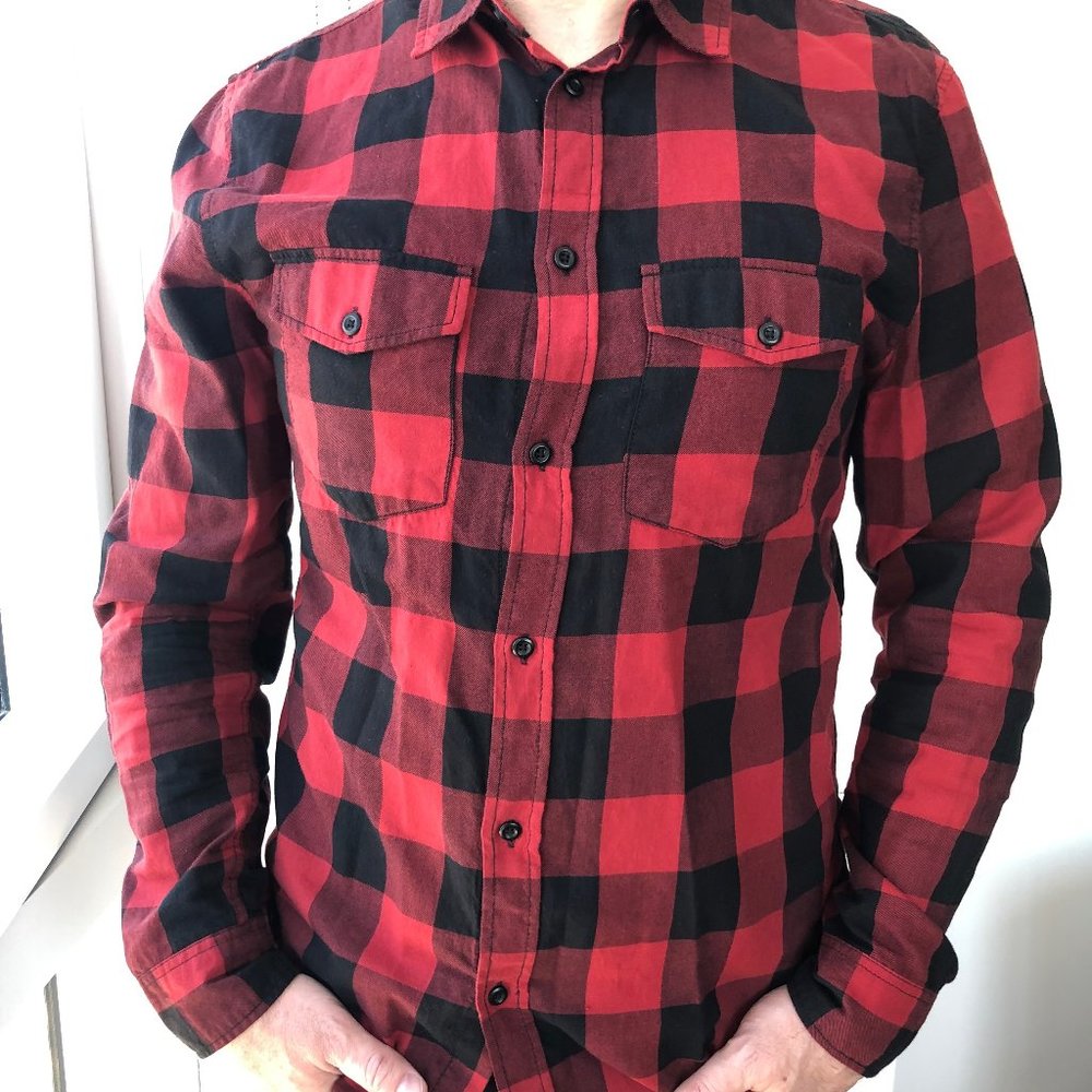 Buffalo Plaid Flannel Shirt